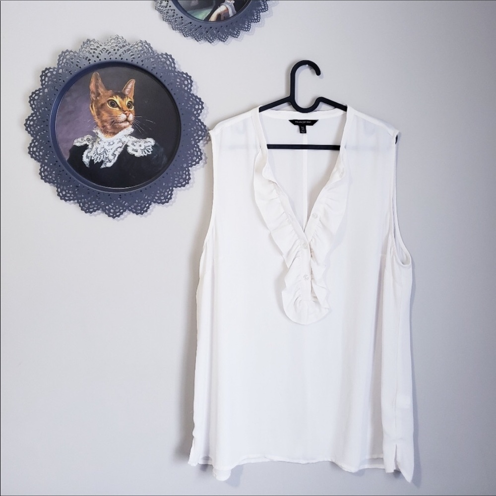 BANANA REPUBLIC | Ladies Ruffle Top